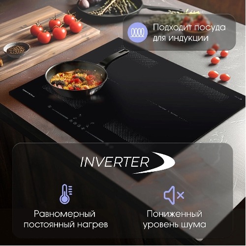 Индукционная варочная панель Zigmund & Shtain CI 62.6 B черный