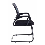 Кресло Бюрократ CH-695N-AV/DG/TW-11 серый/черный, экокожа, 120 кг, механизм качания