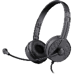 Гарнитура проводная Defender Tune 160 (черный, провод 1.8 м)