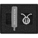 Шильд-символ Moleskine Zodiac Телец, металл, серебристый, коробка с европодвесом, PINTAURUSSILV