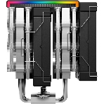 Кулер для процессора DEEPCOOL AK620 DIGITAL SE LGA20XX/1700/1200/115X/AM5/AM4 (9шт/кор, TDP 260W, PWM, DUAL Fan 120мм, 6 тепл. трубок, ARGb, черный) RET (R-AK620-BKADMN-GJD)