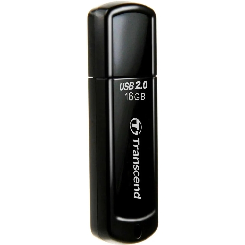 Флешка USB Transcend JetFlash 350 (TS16GJF350), 16Gb, USB 2.0, R/W 15/7, черный