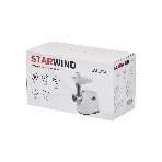 Мясорубка электрическая Starwind SMG2341 белый, 1800 Вт, 2.0 кг/мин, реверс, защита от перегрузки, насадки - 4