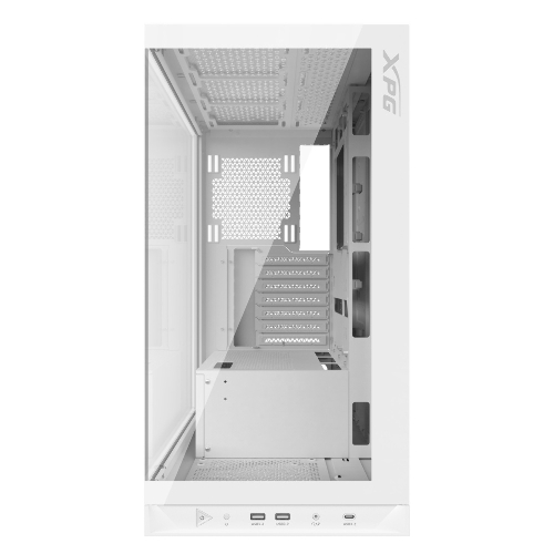 Компьютерный корпус XPG INVADER X белый (INVADERXMTWOF-WHCWW) Mid-Tower, Micro-ATX, Mini-ITX, Standard-ATX, USB 3.2 Gen2 Type-A, USB 3.2 Gen2 Type-C
