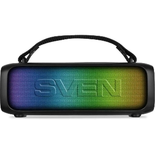 Портативная колонка SVEN PS-235 черный 12W 2.0 BT 3600mAh