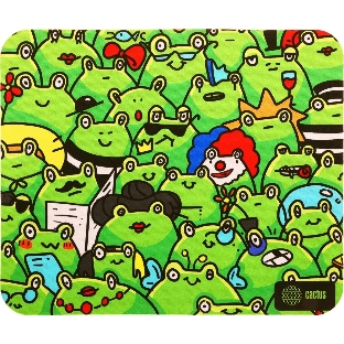Коврик для мыши Cactus Frogs 300x250x3мм (CS-MPC-D09M)