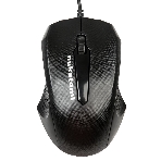 Мышь проводная Nakatomi MON-07U черный, 800 dpi, USB, кнопки - 3