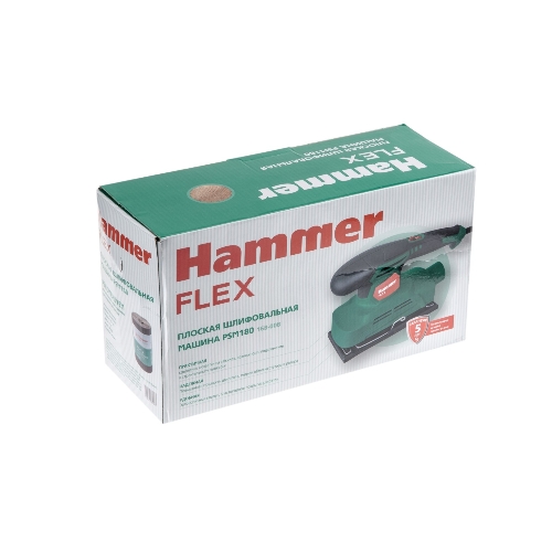 Плоскошлифовальная машина Haммer Flex PSM180 180Вт 12000об/мин 90x187мм