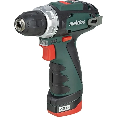Дрель-шуруповерт аккумуляторная Metabo PowerMaxx BS 600984000, Аккумуляторный, 10,8В, 2 АКБ