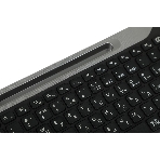 Клавиатура беспроводная A4Tech Fstyler FBK25, USB, Bluetooth/Радиоканал, черный/серый