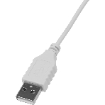 Мышь проводная Logitech B100 белый, 1000 dpi, USB, кнопки - 3