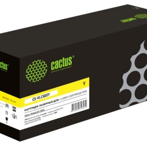 Картридж лазерный Cactus CS-VLC605Y 106R03938 желтый (16800 стр.) для Xerox VERSALink C605