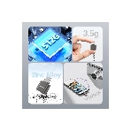 Кард-ридер Vention CLMH0/серый/OTG USB 2.0 CM/MicroSD/USB Type-C/металл