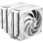 Кулер для процессора PCCooler RZ620 WH (260W, 4-pin PWM, 158мм, Al/Cu, 6x6мм, 2x120мм, 86.73CFM, 32dBA, 1800RPM, S: 1851/1700/1200/115X, AM5/AM4, белый)