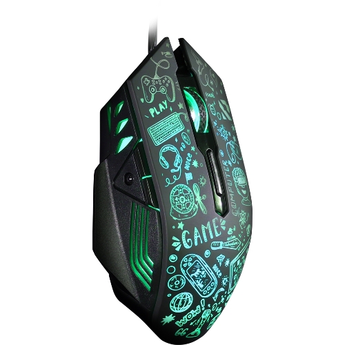 Мышь проводная игровая Smartbuy (SBM-745G-K) RUSH X15 серный