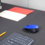 Мышь беспроводная Logitech M171 синий, 1000 dpi, радиоканал, USB, кнопки - 3