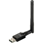 Адаптер USB Buro Bluetooth 5.0+EDR class 1 100м черный
