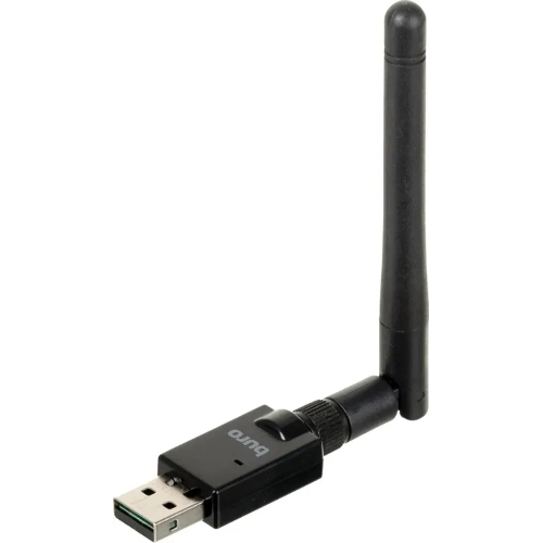 Адаптер USB Buro Bluetooth 5.0+EDR class 1 100м черный
