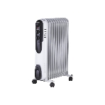 Обогреватель масляный Neoclima NC 9307 белый/черный, 1500 Вт, 15 м2, термостат 28742