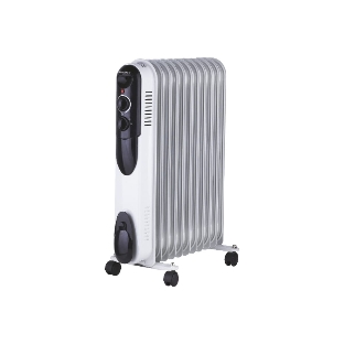 Обогреватель масляный Neoclima NC 9307 белый/черный, 1500 Вт, 15 м2, термостат 28742
