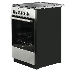 Плита электрическая De Luxe 506004.04ЭС-010 серебристый, конфорок 4 шт, духовка 60 л, 50 см x 87 см x 60 см