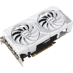 Видеокарта Asus GeForce RTX 5060 DUAL OC White, Nvidia RTX 5060, 8GB GDDR7, 128 bit, PCI-E 5.0, DPx3, HDMIx1, 2535 MHz