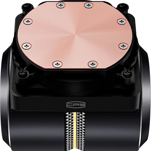 Система охлаждения Water Cooling System PCCooler DE360 Pro BK (300W, 360мм, Black, ARGB Pump, Fans: 3x120мм, 86.73CFM, 32dBA, 2200RPM/Pump height 57мм, 28dBA, 3200RPM, Rad thickness 27мм/S: 1851, 1700, 1200, 115X, AM5, AM4, AM3)
