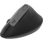 Мышь беспроводная/проводная Logitech MX Vertical графитовый, 4000 dpi, радиоканал, Bluetooth, USB, кнопки - 6