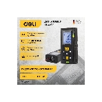Лазерный дальномер Deli DL4168 (Диапазон измерения 0,05~40м, точность измерения: ±3мм)