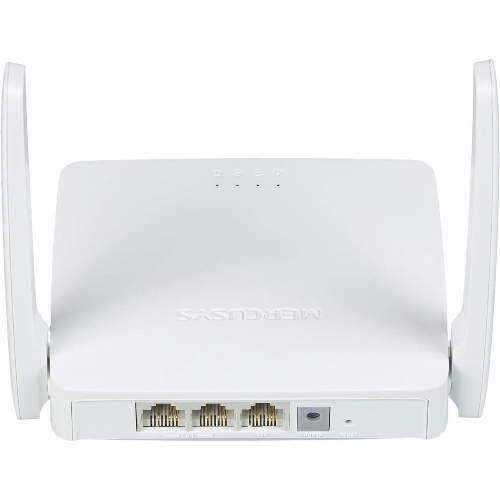 Роутер Mercusys 300Mbps Multi-Mode Wireless N Router, 2× Fixed External Antennas, 2× 10/100 Mbps LAN Ports, 1× 10/100 Mbps WAN Port, FEATURE: Access Point Mode, WPS/Reset Button, IPTV, IPv6, Beamforming, MU-MIMO, Parental Controls, Guest Network