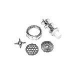 Мясорубка электрическая Candy CG-100 белый, 900 Вт, 2.2 кг/мин, реверс, защита от перегрузки, насадки - 4
