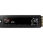 Накопитель SSD Samsung 990 PRO, 2000Gb, PCIe 4.0 x4, M.2 2280, NVMe, R/W 7450/6900, с радиатором