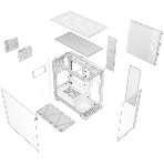 Компьютерный корпус XPG INVADER X белый (INVADERXMTWOF-WHCWW) Mid-Tower, Micro-ATX, Mini-ITX, Standard-ATX, USB 3.2 Gen2 Type-A, USB 3.2 Gen2 Type-C