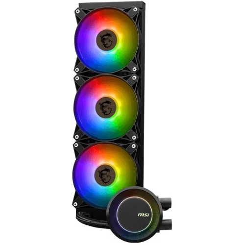 Система жидкостного охлаждения MSI MAG CoreLiquid E360, 3x ARGb Fan, Color Box, LGA1700, AM5