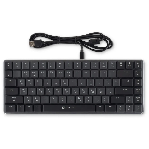 Клавиатура Oklick K615X проводная, USB Type-A, чёрный