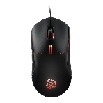 Мышь проводная Qumo UFO M77 черный, 2400 dpi, USB, кнопки - 6
