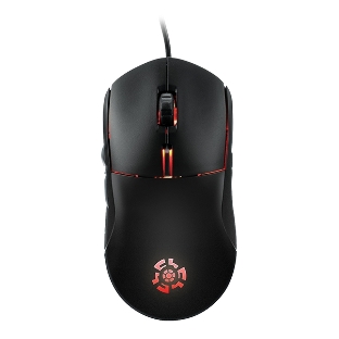 Мышь проводная Qumo UFO M77 черный, 2400 dpi, USB, кнопки - 6