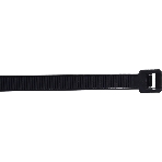Нейлоновые стяжки Fortisflex КСС 8х300 черный 100 штук