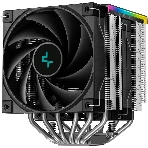 Кулер для процессора DEEPCOOL AK620 DIGITAL SE LGA20XX/1700/1200/115X/AM5/AM4 (9шт/кор, TDP 260W, PWM, DUAL Fan 120мм, 6 тепл. трубок, ARGb, черный) RET (R-AK620-BKADMN-GJD)