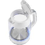 Чайник электрический Vitek VT-WK1059 1.7л. 2200Вт белый корпус: стекло/пластик