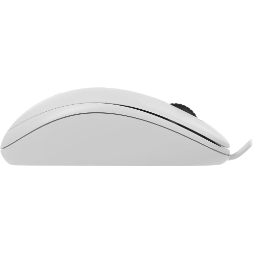 Мышь проводная Logitech B100 белый, 1000 dpi, USB, кнопки - 3