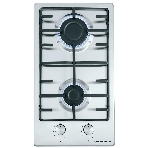 Газовая варочная панель Maunfeld EGHS.32.3ES, 2 конфорки, нержавеющая сталь, серебристый