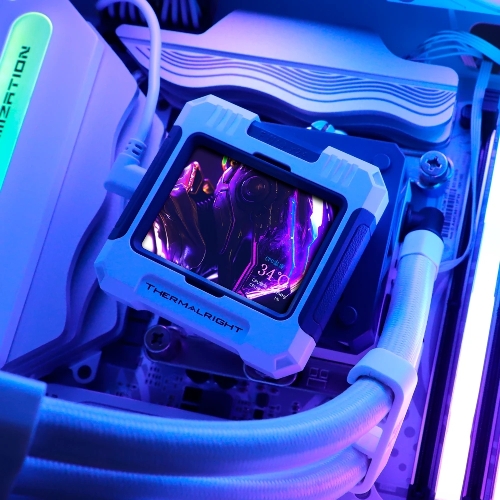 Водяное охлаждение для процессора Thermalright Frozen Warframe 420 ARGB (420мм, LED, White, ARGB/Fans: 3x140мм, 88.7CFM, 29.8dBA, 1750RPM/Pump height 60мм, 23dBA, 3000RPM, Rad thickness 27мм/S: 1851, 1700, 1200, 115X, 2011, 2066, AM5, AM4)