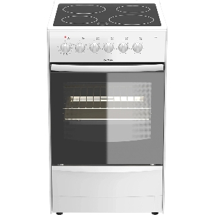 Плита электрическая Darina B 3607 W белый/черный, конфорок 4 шт, духовка 50 л, 50 см x 85 см x 56 см