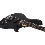 Бас-гитара SCHECTER C-4 DELUXE SBK - бас-гитара 4-струнная, цвет черный матовый