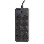 Сетевой фильтр Ippon BK-8-EU-3-10-B 3 м, 8 розеток, черный, коробка