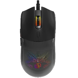 Мышь проводная Oklick 714GM черный, 3200 dpi, USB, кнопки - 7