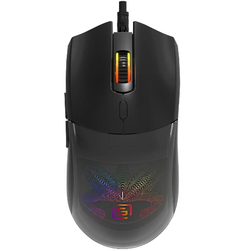 Мышь проводная Oklick 714GM черный, 3200 dpi, USB, кнопки - 7