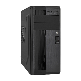 Компьютерный корпус Miditower ExeGate UN-605B Black, ATX, (без БП), 2*USB, Audio, замок блокировки кнопки питания