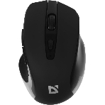 Мышь беспроводная Defender Prime MB-053 черный, 1600 dpi, радиоканал, USB, кнопки - 6